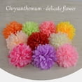 thumbnail image 2 of 50 piezas de flores artificiales de caléndula, guirnalda de cabezas de flores falsas para boda, hogar, decoración navideña, naranja, 10cm, 2 of 14