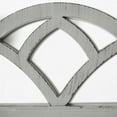 thumbnail image 4 of Crystal Art Gallery Gray Distressed Arched Window Pane Wall Hanging Decorative Photo Collage Picture Frame - 31.5" x 18", 4 of 6
