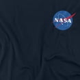 thumbnail image 2 of NASA T-Shirt Small Core Logo Navy Unisex Graphic Tee for Men & Women, 2 of 7