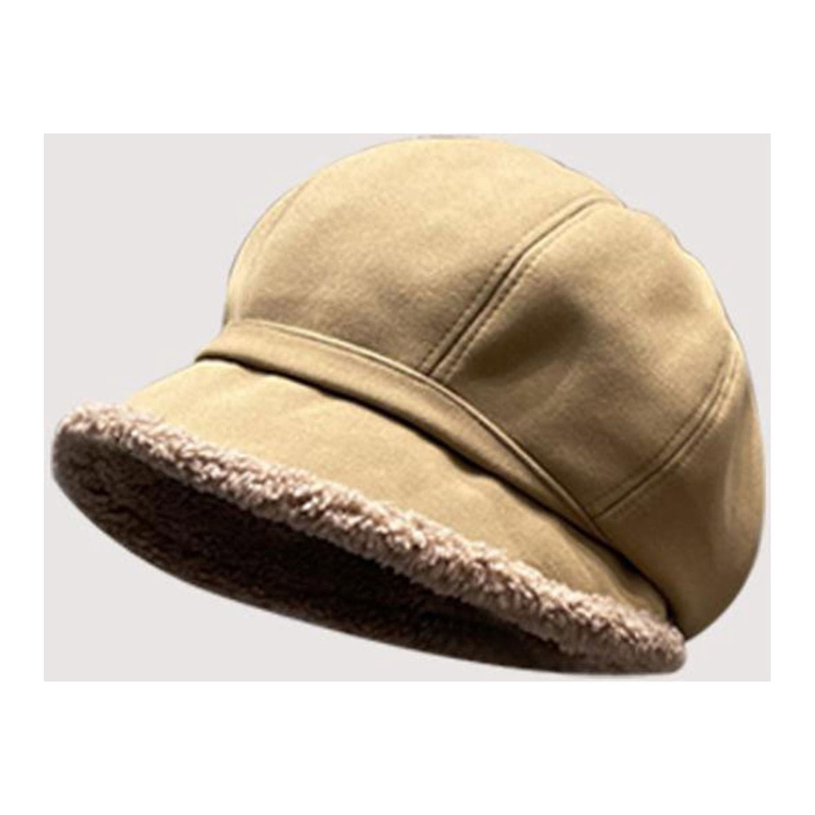 Baberdicy Beret Winter Hats for Men Women Fleece Lined Soft  display picture 1