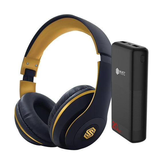 Paq. Audifonos Bluetooth Bth024 + Power Bank De 20,000 Mah