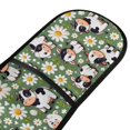 thumbnail image 2 of Dailycode Double Sided Oven Mitt with Loop Heat Resistant Kitchen Long Potholders 7" x 35" Cute Cow and Daisy, 2 of 6