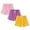 Multicolor-06, variant on Sentuca 3PC Girls Shorts - Summer Kids Casual Beach Sports Rubber Waist Shorts Size 3 Years