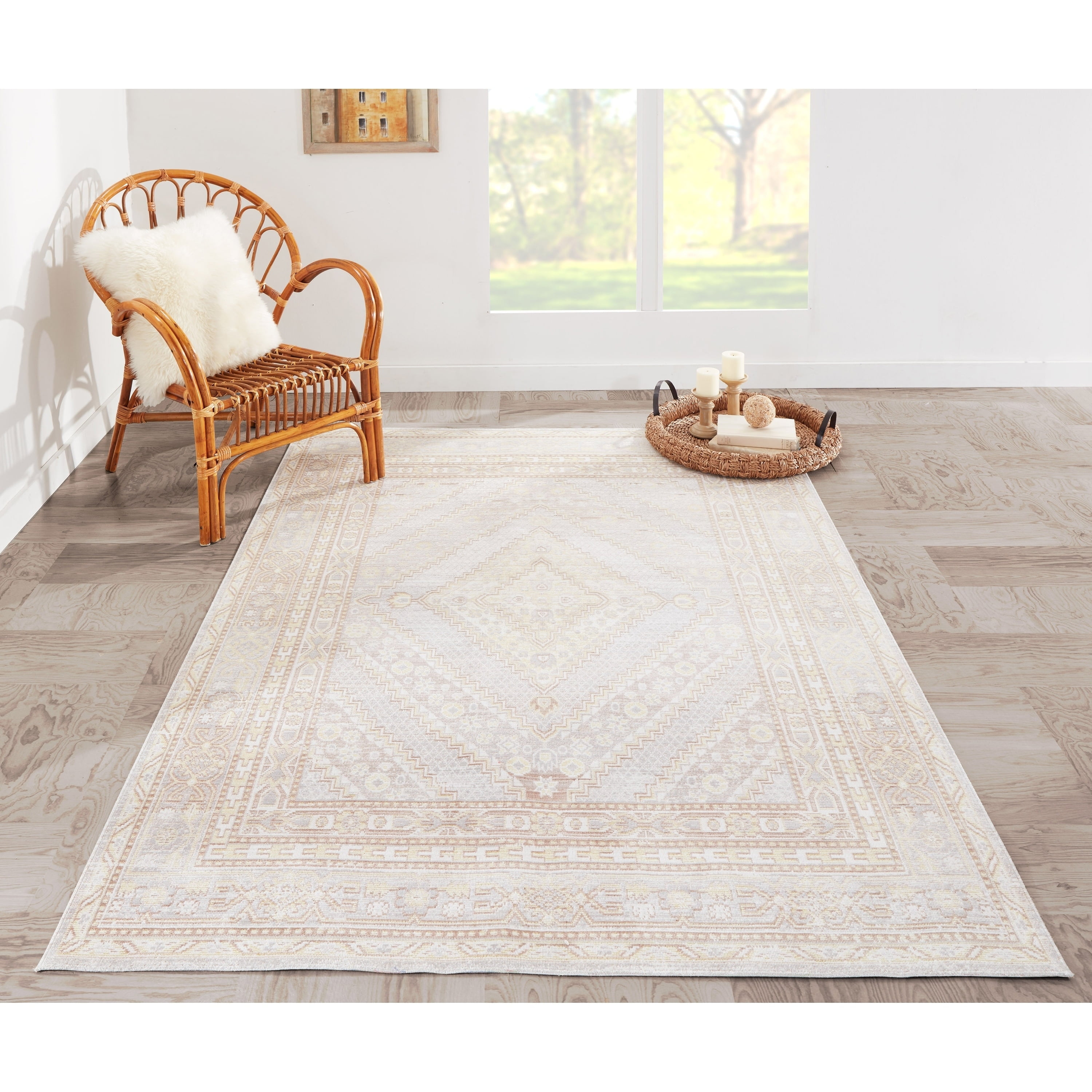 Momeni Isabella Polyester Machine Made Blue Area Rug 9'3" X 11'10"