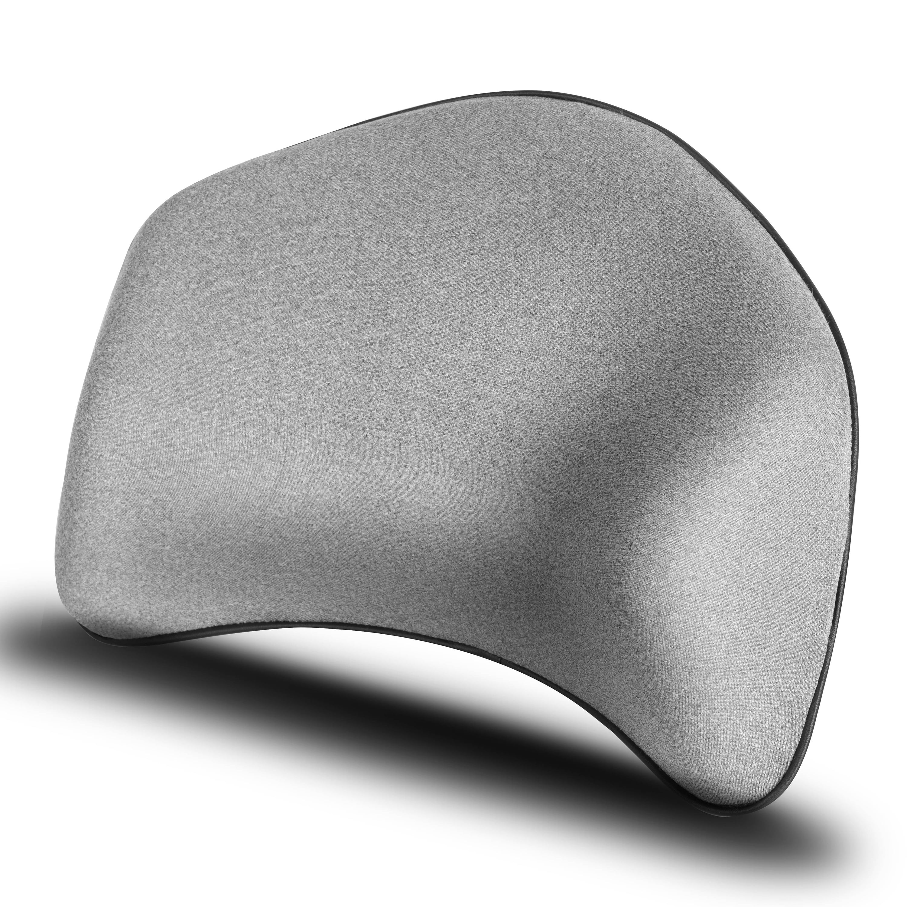 GREY Memory Foam LUMBER SUPPORT PILLOW/ CHAIR BACK REST, Size: Universal