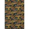 thumbnail image 2 of Addison Rugs Mayfield Washable Kitchen Rooster In Basket Midnight Rectangle Rug, 10' x 14', 2 of 6