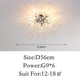 thumbnail image 4 of Lámparas de Iluminación Colgante LED Colco 6 cabezas candelabro de cristal, 4 of 8