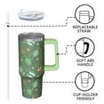 thumbnail image 3 of Christmas Snowman Winter Tumbler 30oz Stainless Steel with Handle and Straw, Holiday Insulated Coffee Cup Gift Water Bottle for Men Women, 3 of 5