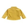 thumbnail image 4 of Toddler Boys Corduroy Coat Long Sleeve Button-down Solid Color with Pocket Fall Jacket Outwear, 4 of 7
