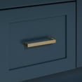 thumbnail image 3 of Ariel Hamlet 37 In. Right Offset Rectangle Sink Vanity With White Quartz Countertop In Midnight Blue, 3 of 11