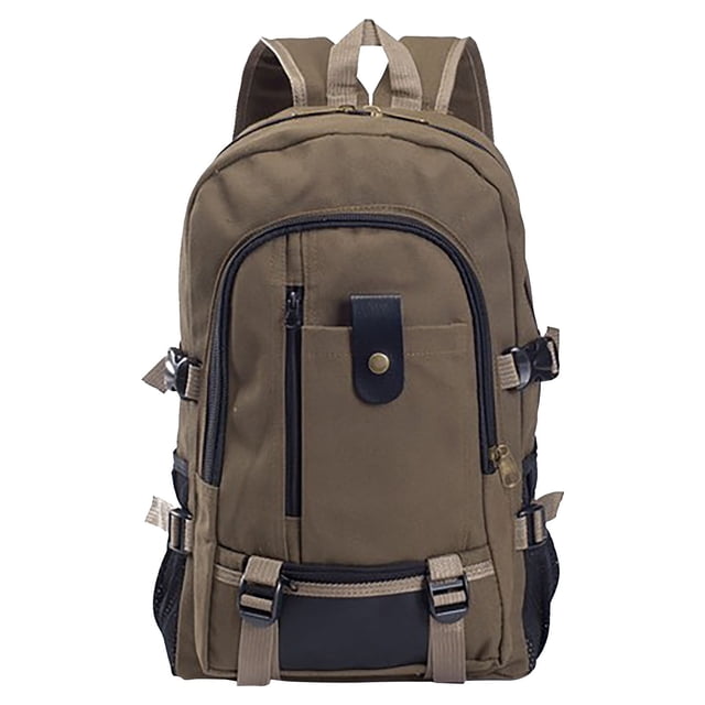 Leodye Canvas Men’s Backpack - for Computer, Students & Travel