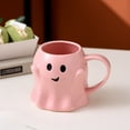 thumbnail image 5 of hengsof 14oz Halloween Ghost Mug Cute Ceramic Ghost Coffee Mug Adorable Ghost Decoration Spooky Ghost Ghostface Mug Coffee Cup For Adults Kids Women, 5 of 5