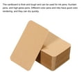 thumbnail image 4 of Uxcell 3.5" x 2" Blank Paper Business Cards Small Index Flash Cards Message Note Card, Brown 200 Pack, 4 of 6