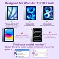 thumbnail image 2 of Funda con Teclado FUWANG para iPad Air 11" Inalámbrico Desmontable Morado, 2 of 7