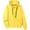 Yellow, variant on ZUKMRJPC Mens Fleece Hooded Sweatshirt Fall Winter Full Zip Thickened Warm Jackets Casual Long Sleeve Drawstring Hoodies with Pockets