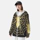 thumbnail image 3 of Balery Gold Spider On The Web Sudadera ligera de manga larga con capucha y protección solar UPF 50+ para hombre y mujer, ideal para pesca y running-3X-Large, 3 of 7