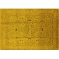 thumbnail image 1 of Ahgly Company Machine Washable Indoor Rectangle Oriental Yellow Industrial Area Rugs, 2' x 3', 1 of 4