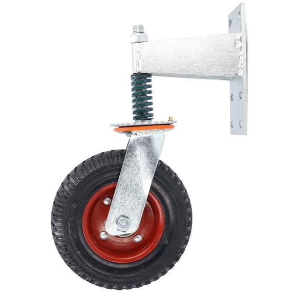 8 Inch 600lb Load Capacity Gate Wheel Caster, High Carbon Steel Gate Support Wheel for Home, Yard