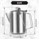 thumbnail image 5 of Cafetera de Acampar de Acero Inoxidable, Cafetera para Exteriores, Percolador de Café Multiuso, Prepara Café en Llamas, Ideal para Acampar en Grupo, Senderismo, Mochilero, RV y Viajes, 9 Tazas, 5 of 11