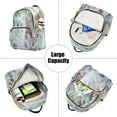 thumbnail image 5 of Casual White Cat with Blue Eyes Backpack for School,College and Travel, Water Resistant Bookbag,, 5 of 7