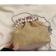 thumbnail image 6 of HLSOHJP Straw Hobo Bags Women Underarm Bucket Shoulder Bag Vintage Summer Beach Bag Travel Crossbody Clutch Purse Tote Handbag, 6 of 7