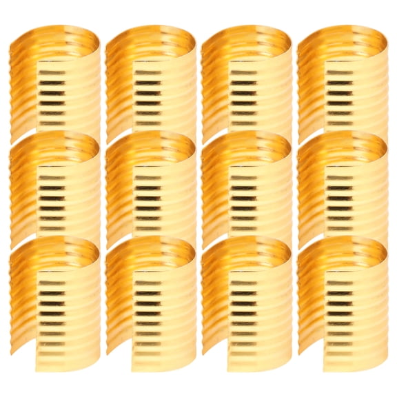 LOLIPPYY 100Pcs Ribbon Ends Clamps Iron for Jewelry Craft