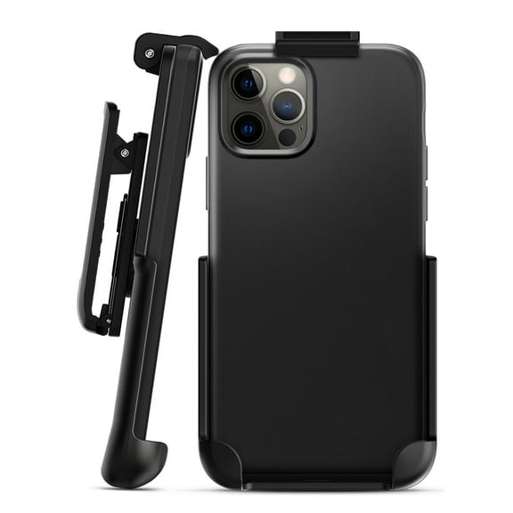 Encased Belt Clip for Spigen Thin Fit - iPhone 12 & iPhone 12 Pro (Holster Only - Case Is Not Included)