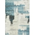 thumbnail image 3 of Yesurprise 8x10ft Modern Abstract Beige Blue Area Rugs - Stain Resistant, Washable, Non-Shedding, Non-Slip Carpet for Living Room, Bedroom, Dining Room, Office - Beige Blue, 3 of 7