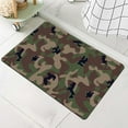 thumbnail image 5 of Earth Bath Mat,Jungle Camouflage Non-Slip Volume Super Absorbent Fast Drying for Bathroom Kitchen Door mat,Eco-Friendly Easy to Clean 20×31Inch (50 * 80cm), 5 of 6