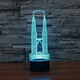 thumbnail image 4 of YSITIAN 3D Twin Tower Night Light Table Desk Optical Illusion Lamps 7 Color Changing Lights LED Table Lamp Xmas Home Love Birthday Children Kids Decor Toy Gif YT05-140, 4 of 4