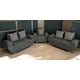 thumbnail image 1 of Sala Muebles Modelo Europa de 3 piezas 2-2-1 en gris oxford moderna, elegante, 1 of 1