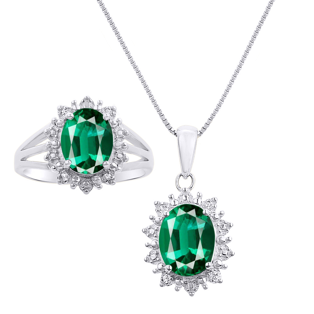 Details about / Diamond Emerald Boy Vintage Inspired Charm Pendant 925 Silver 14K Gold Jewelry