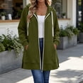 thumbnail image 2 of jjayotai Women's Zip up Hoodies Long Tunic Sweatshirts Oversized Fleece Casual Long Sleeve 2026 Fall Hoodie Jacket Coat, 2 of 6