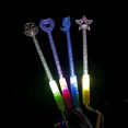 thumbnail image 2 of Varilla de fibra de luz LED con tres funciones, interruptor de botón con varilla de fibra de luz, varilla de estrella y luna, varilla de burbujas y varilla de hilo, 2 of 2