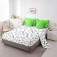 thumbnail image 5 of Castle Fairy Pixelated Miners Bedding Comforter Set,Plaid Grid Queen Bedding Sets, 5 of 8
