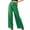 Green, variant on CHEEREAM Womens Baggy Cargo Pants For Womens Athletic Straight Wide Leg High Waisted Pull On Sweat Trousers With Decorative Drawstring Summer Sport Bottom Active Lightweight Breable