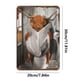 thumbnail image 5 of Hojalata Rectangular 20*30cm Modelo Plano Serie Animal Yak (1), 5 of 9
