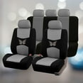 thumbnail image 4 of Universal 9Piece Full Set Car Seat Covers Protector Polyester Cushions Accessories For Auto Truck Van Interior, 4 of 4