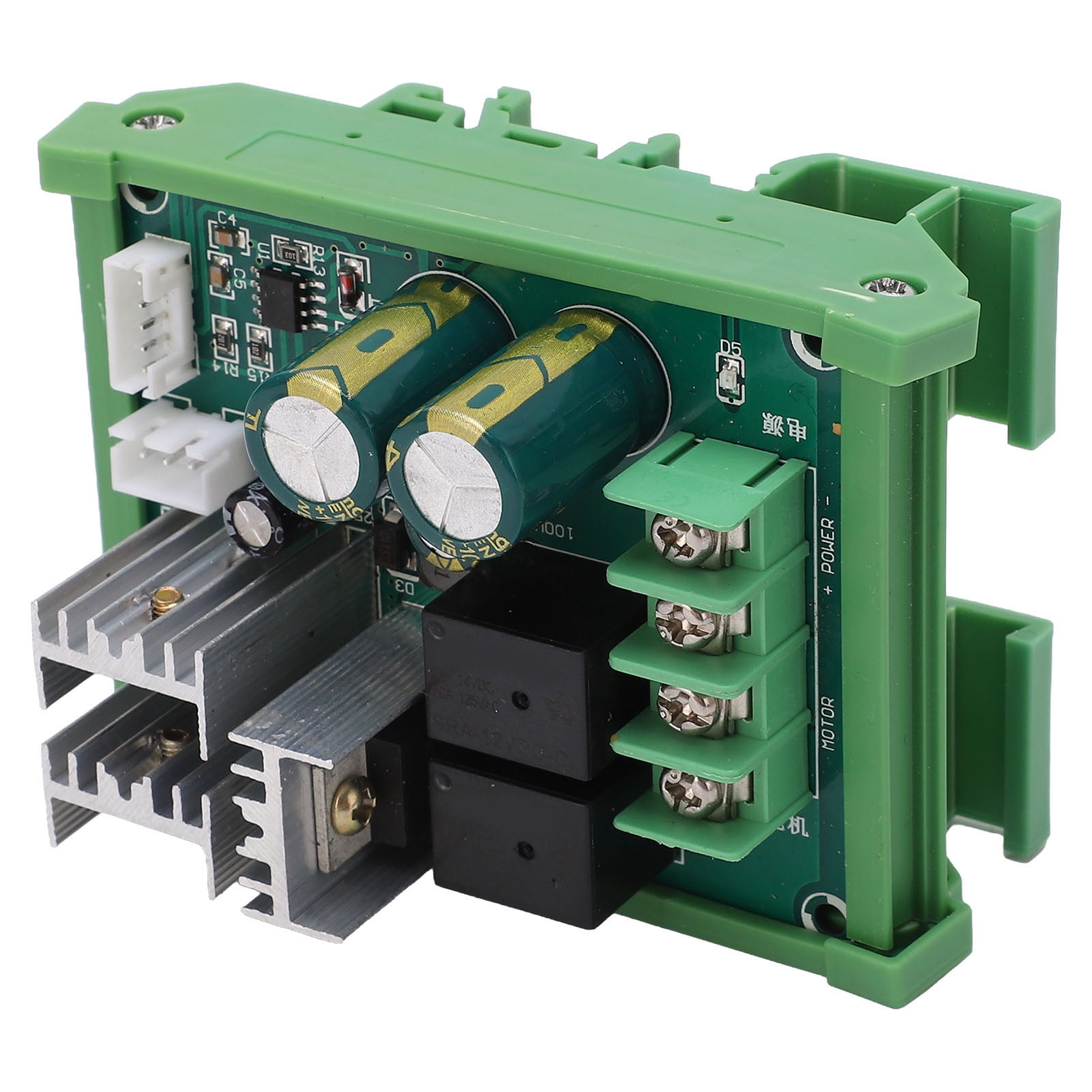 DC Motor Governor Board: Precise Speed Control, Low Heat, Compact DIN Rail Design, 12,55V