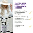 thumbnail image 3 of fave4 Violet Vibes Tone Strengthen Conditioner 25oz, 3 of 6