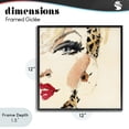 thumbnail image 4 of Stupell Industries Art Deco Crimson Enigma Lipstick Black Framed Giclee Art, 12 x 12, by Svetlana Aleynikova, 4 of 8