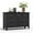 Black, variant on Kicctian 7 Drawers Dresser for Bedroom, Wooden Chest of Drawers with Vintage Handle, Wide Dresser for Living Room,Black