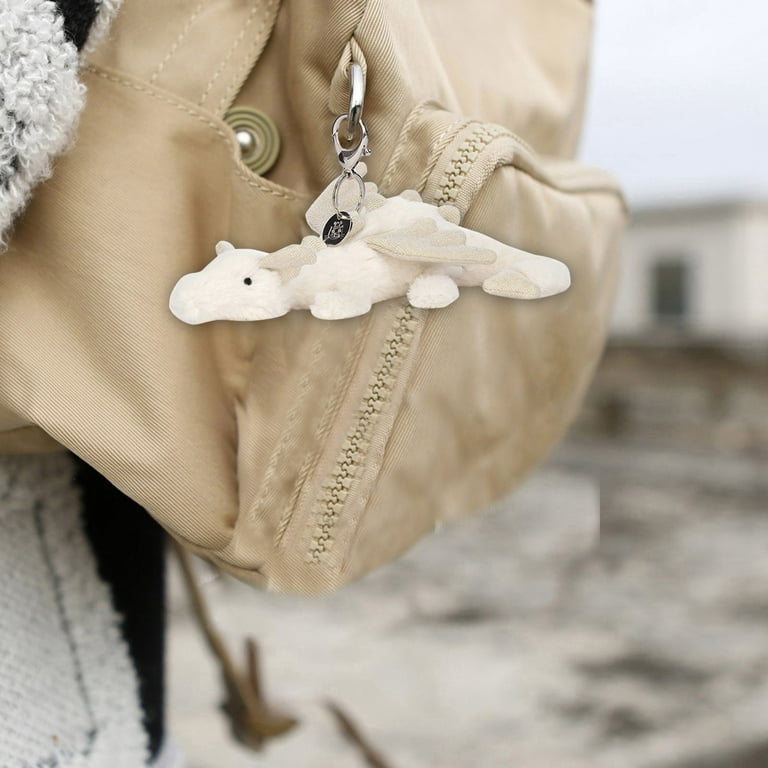 Jellycat Snow Dragon Bag Charm Jellycat Snow Dragon Bag Charm