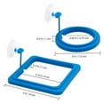 thumbnail image 2 of Fish Feeding Ring Aquarium Floating Food Feeder with Strong Suction Cup for Fish Tank Encourages Picky Eaters Durable Material, 2 of 8