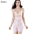 thumbnail image 2 of Pantalones cortos moldeadores para el cuerpo con control de barriga - Bragas más delgadas para muslos de cintura alta - Púrpura, 2 of 6