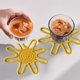 thumbnail image 1 of mfyjkho Manteles individuales de algodón con diseño de girasol | Decoración de mesa hecha a mano y resistente al calor | Almohadillas aislantes para cocina y comedor, 1 of 6