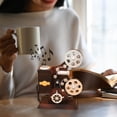 thumbnail image 4 of Movie Projector Music Box Gift Film Movie Music Box With Makeup Mirror, 4 of 6