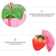 thumbnail image 3 of Hytrove Drink Cups Strawberry Shape Rosy 2Pcs 4.7x3.5x3.5in, 3 of 8