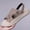 Beige, variant on Men's Breathable Slip-On Sport Sandals - Adjustable Straps with Metallic Buckles, Open-Toe Summer Casual Shoes, Superfine Synthetic & PU Cushioned Insole for Beach, Walking, Daily Wear, Strappy