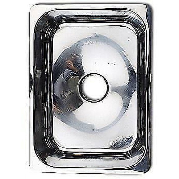 Scandvik 10209 Rectangular Sink/Mirror Finish 18/10 Stainless Steel